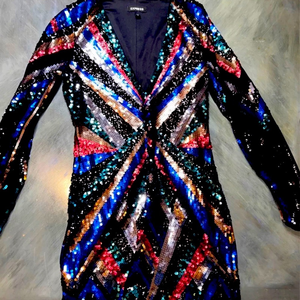 Express Sequin Dress
